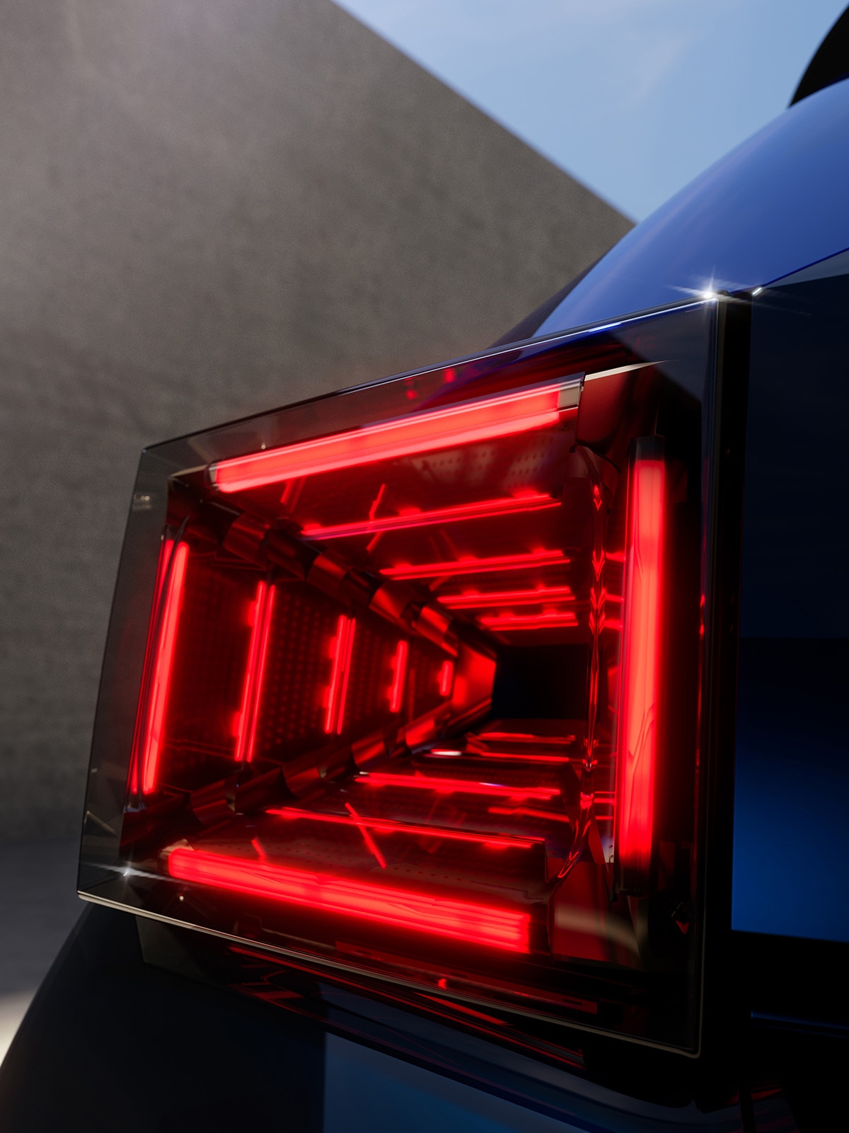 De achterzijde van de DS F3VER Concept Car