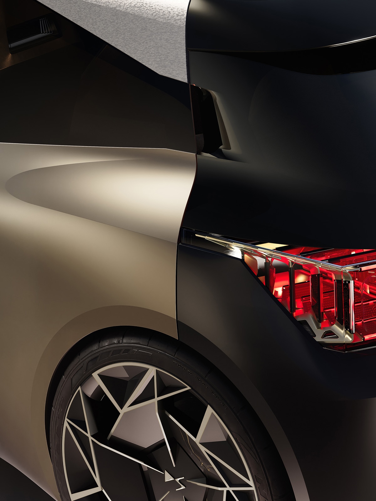De DS F3VER Concept Car met tweekleurige carrosserie